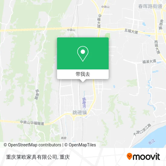 重庆莱欧家具有限公司地图
