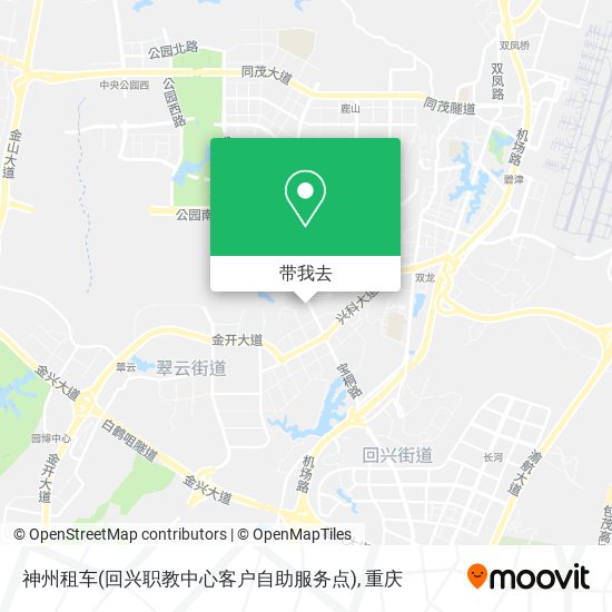 神州租车(回兴职教中心客户自助服务点)地图