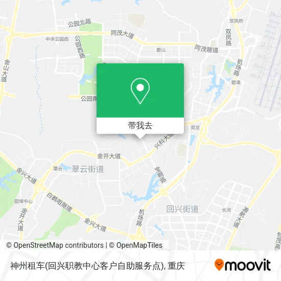 神州租车(回兴职教中心客户自助服务点)地图