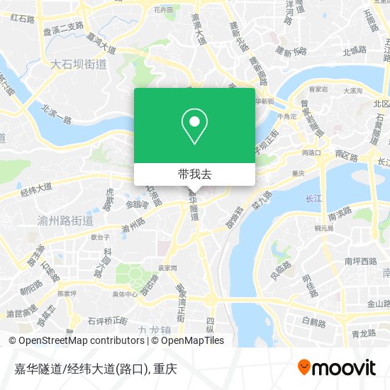 嘉华隧道/经纬大道(路口)地图