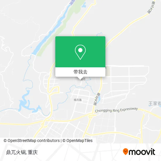 鼎兀火锅地图