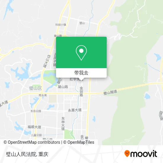 璧山人民法院地图