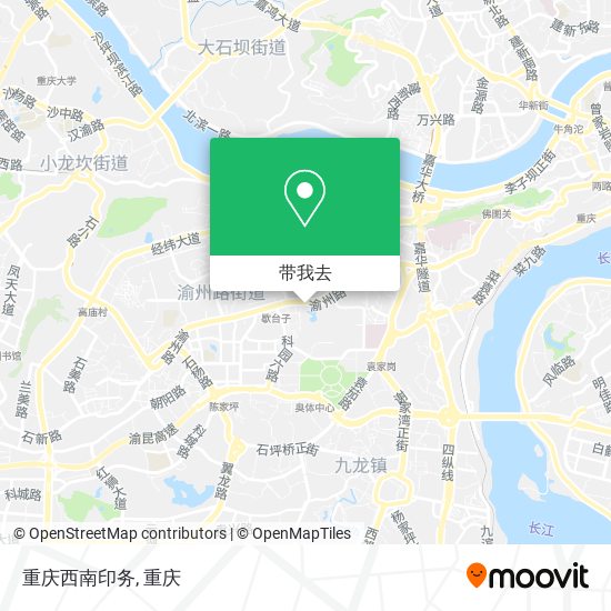 重庆西南印务地图