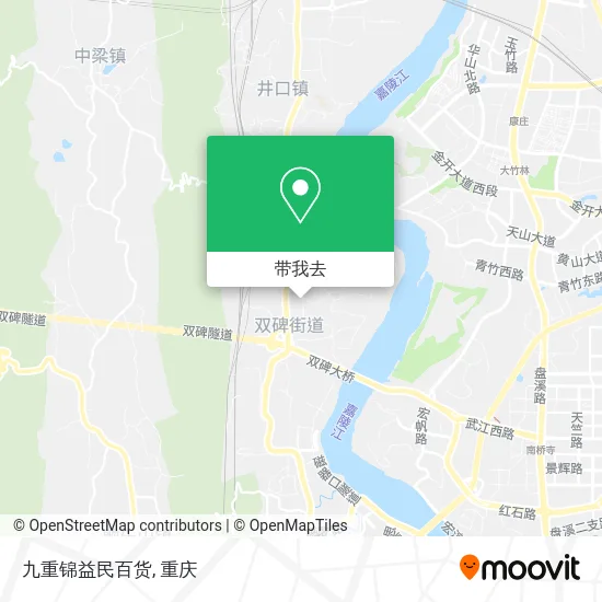 九重锦益民百货地图