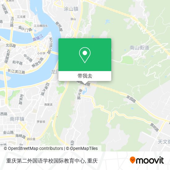 重庆第二外国语学校国际教育中心地图