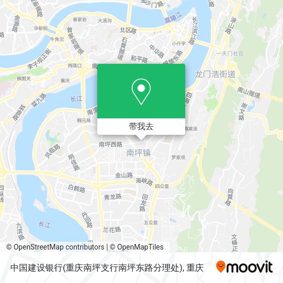 中国建设银行(重庆南坪支行南坪东路分理处)地图