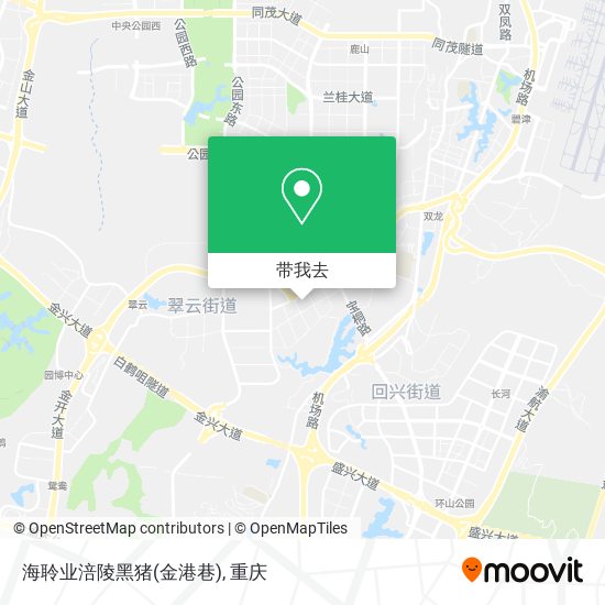 海聆业涪陵黑猪(金港巷)地图