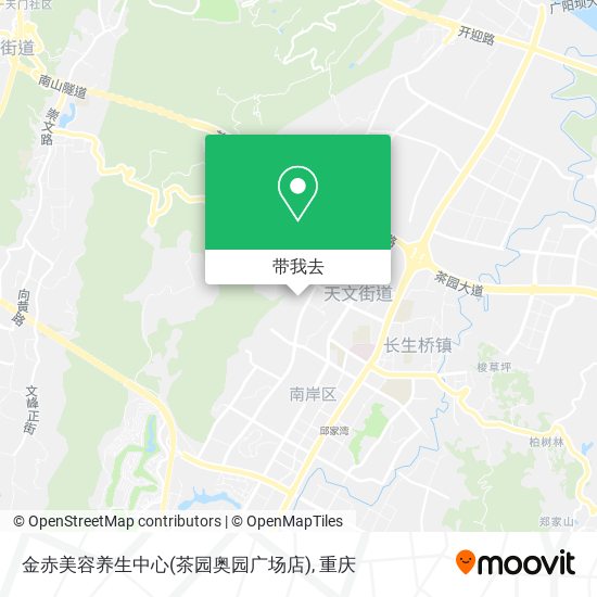 金赤美容养生中心(茶园奥园广场店)地图