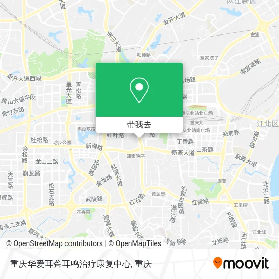 重庆华爱耳聋耳鸣治疗康复中心地图