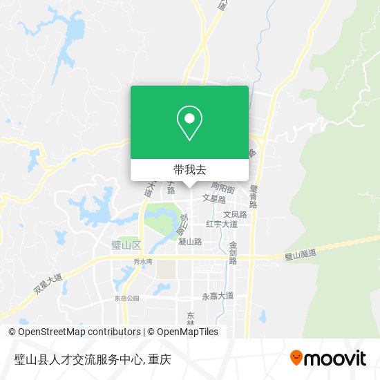 璧山县人才交流服务中心地图