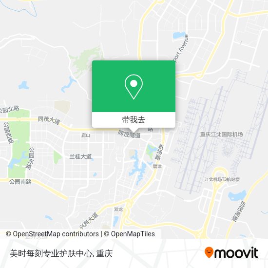 美时每刻专业护肤中心地图