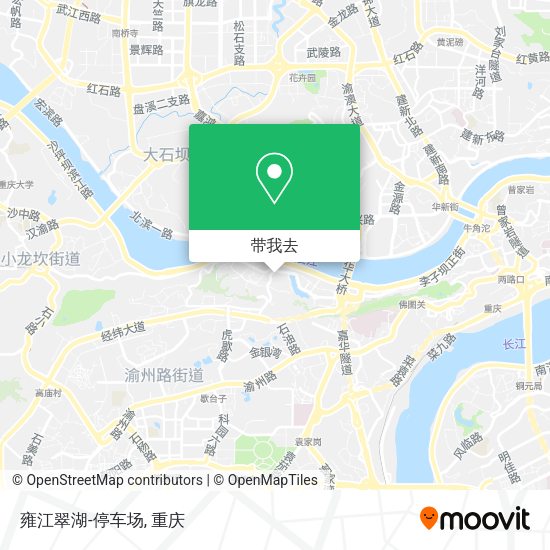 雍江翠湖-停车场地图