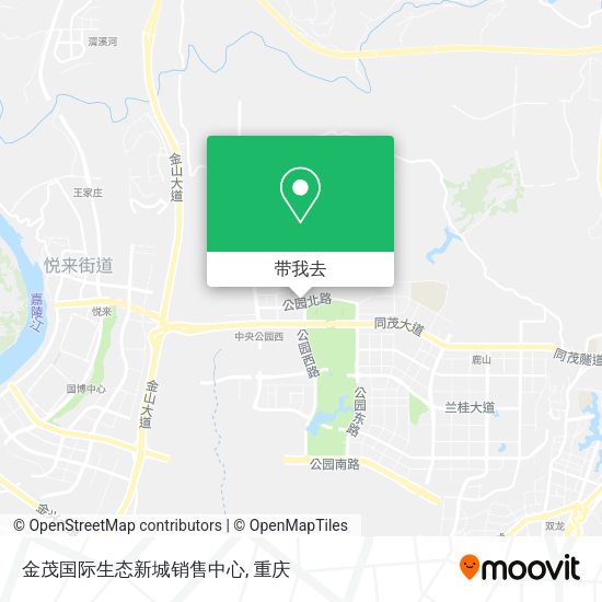 金茂国际生态新城销售中心地图