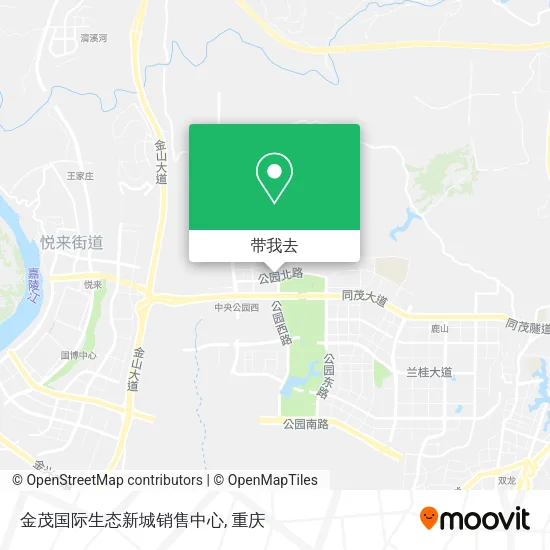 金茂国际生态新城销售中心地图