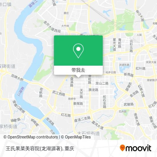 王氏果菜美容院(龙湖源著)地图