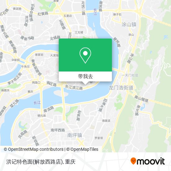 洪记特色面(解放西路店)地图