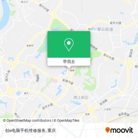 创e电脑手机维修服务地图