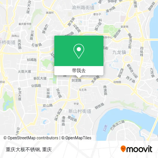 重庆大板不锈钢地图