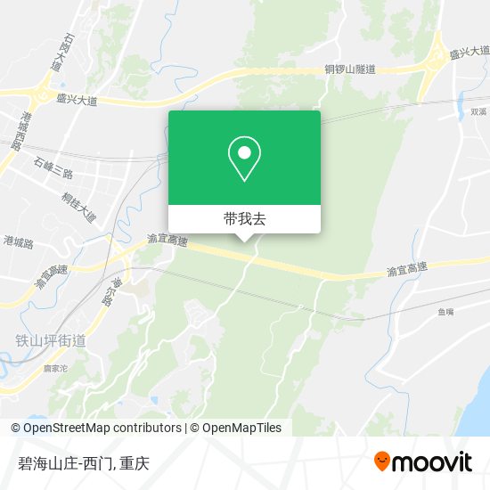 碧海山庄-西门地图