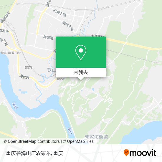 重庆碧海山庄农家乐地图