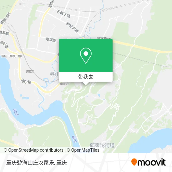 重庆碧海山庄农家乐地图