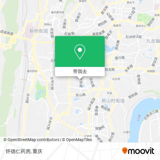 怀德仁药房地图