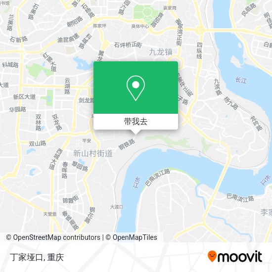丁家垭口地图