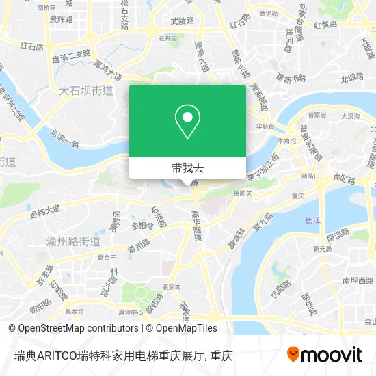 瑞典ARITCO瑞特科家用电梯重庆展厅地图