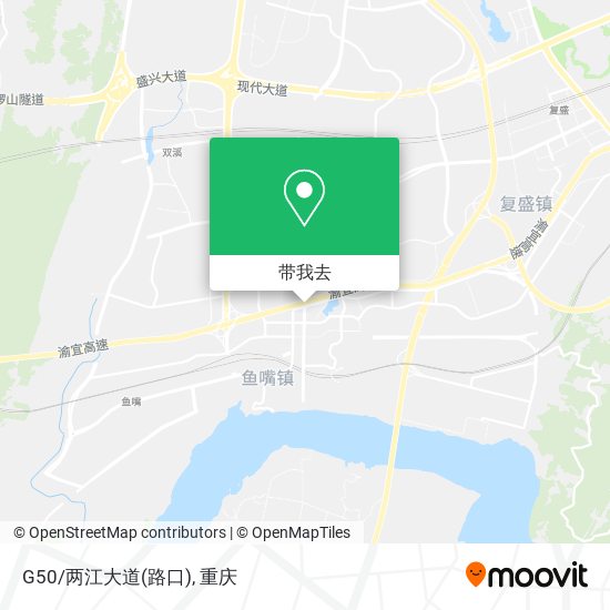 G50/两江大道(路口)地图