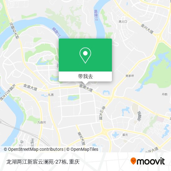 龙湖两江新宸云澜苑-27栋地图