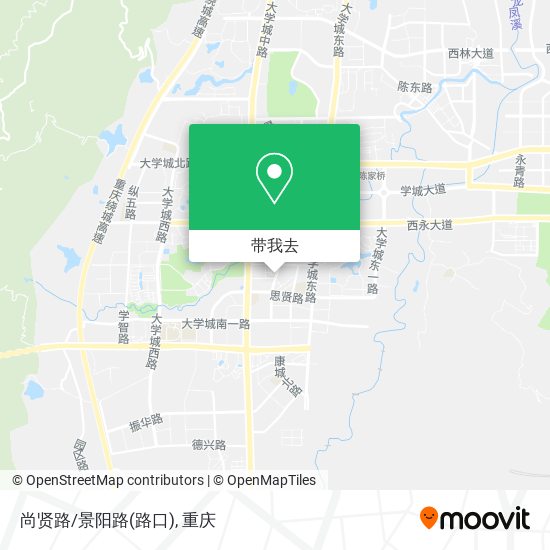 尚贤路/景阳路(路口)地图