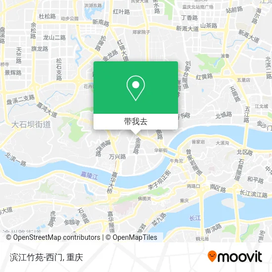 滨江竹苑-西门地图