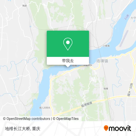 地维长江大桥地图