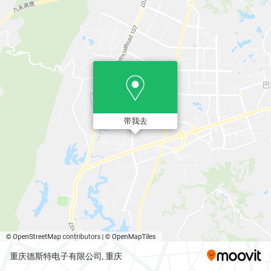 重庆德斯特电子有限公司地图