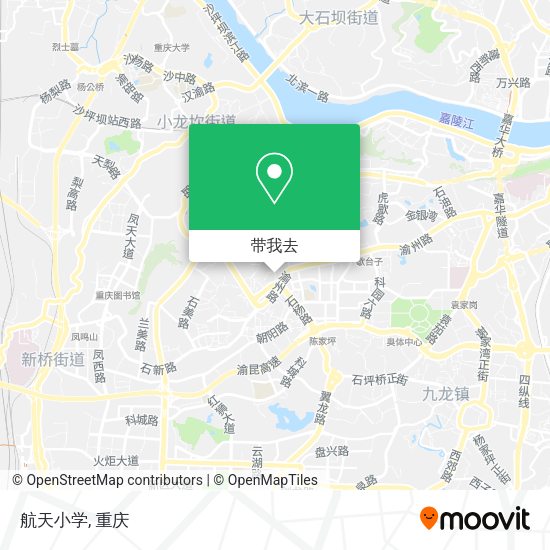 航天小学地图