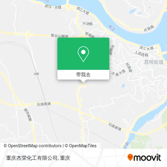 重庆杰荣化工有限公司地图