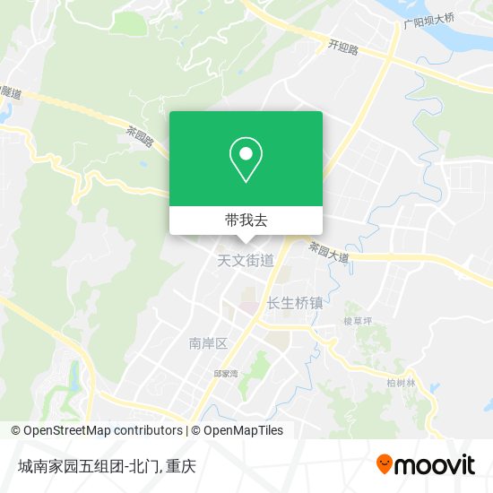 城南家园五组团-北门地图