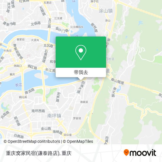 重庆窝家民宿(谦泰路店)地图
