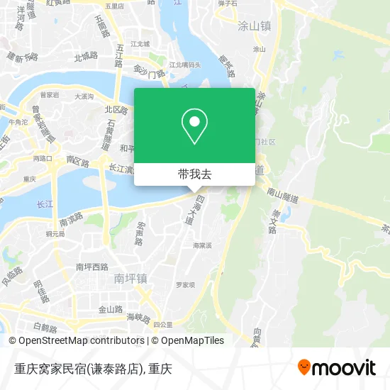重庆窝家民宿(谦泰路店)地图