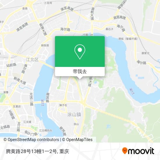 腾黄路28号13幢1一2号地图