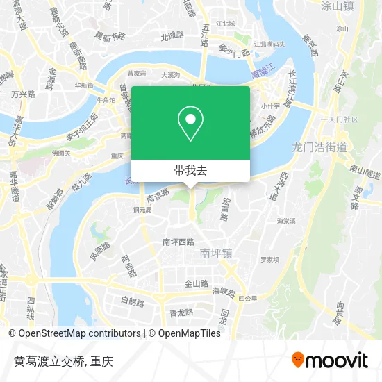 黄葛渡立交桥地图