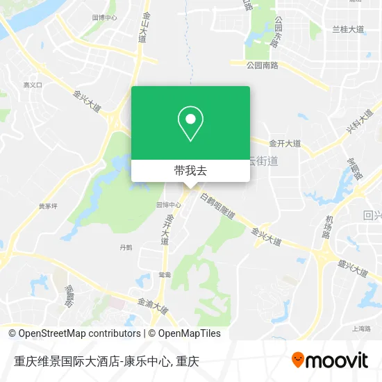 重庆维景国际大酒店-康乐中心地图