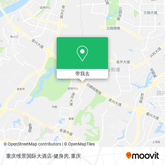重庆维景国际大酒店-健身房地图