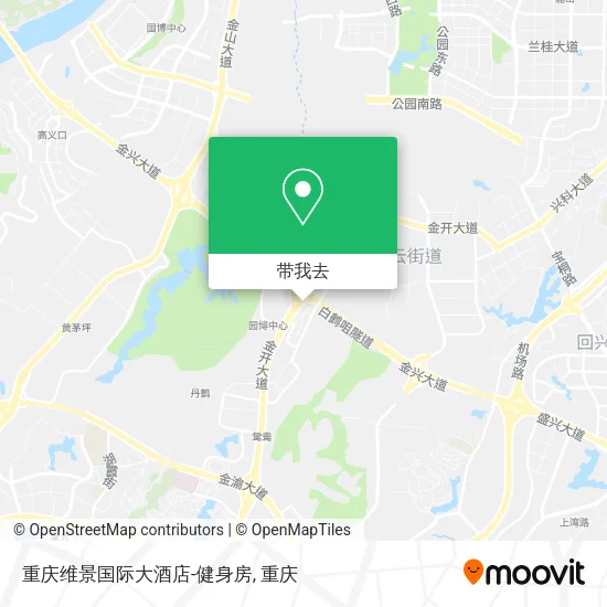重庆维景国际大酒店-健身房地图