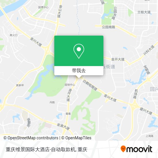 重庆维景国际大酒店-自动取款机地图
