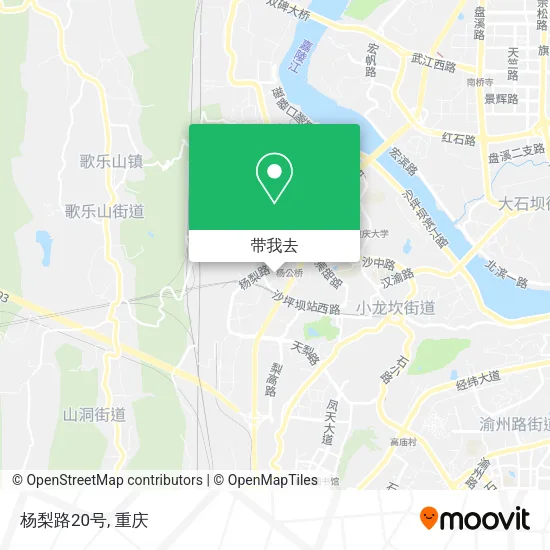 杨梨路20号地图