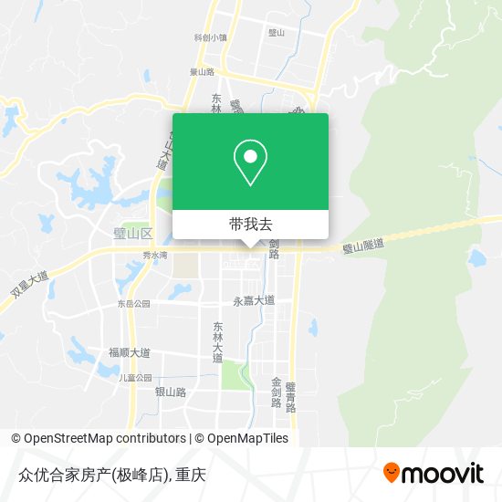 众优合家房产(极峰店)地图
