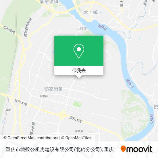 重庆市城投公租房建设有限公司(北碚分公司)地图