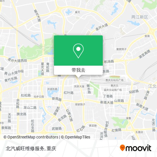 北汽威旺维修服务地图