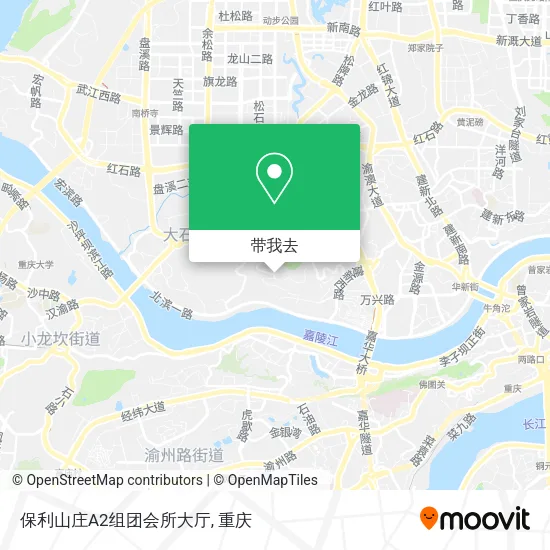保利山庄A2组团会所大厅地图
